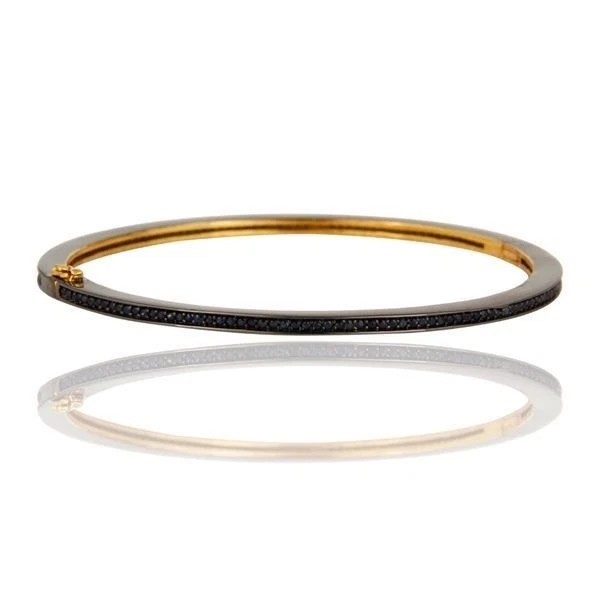 Solid gemstone bangle sale