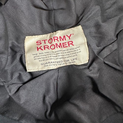 NWT Stormy Kromer Waxed Cotton Cap Hat Size 7 1/8 Brown Dark Oak Made In USA - Imagen 4 de 7