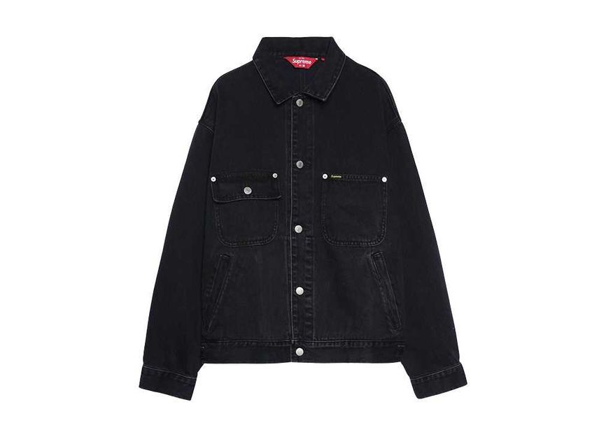 Supreme 22ss Denim Chore Coat ブラック　L Spring/Summer 2022 Preview – Supreme