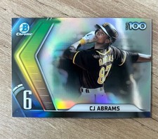 2022 Bowman Scouts' Top 100 Refractor #BTP-6 CJ Abrams  San Diego Padres