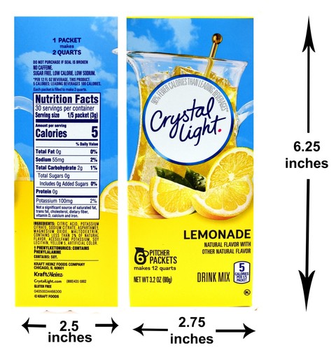 8 scatole da 12 quarti mix bevande limonata cristallina - Foto 6 di 6