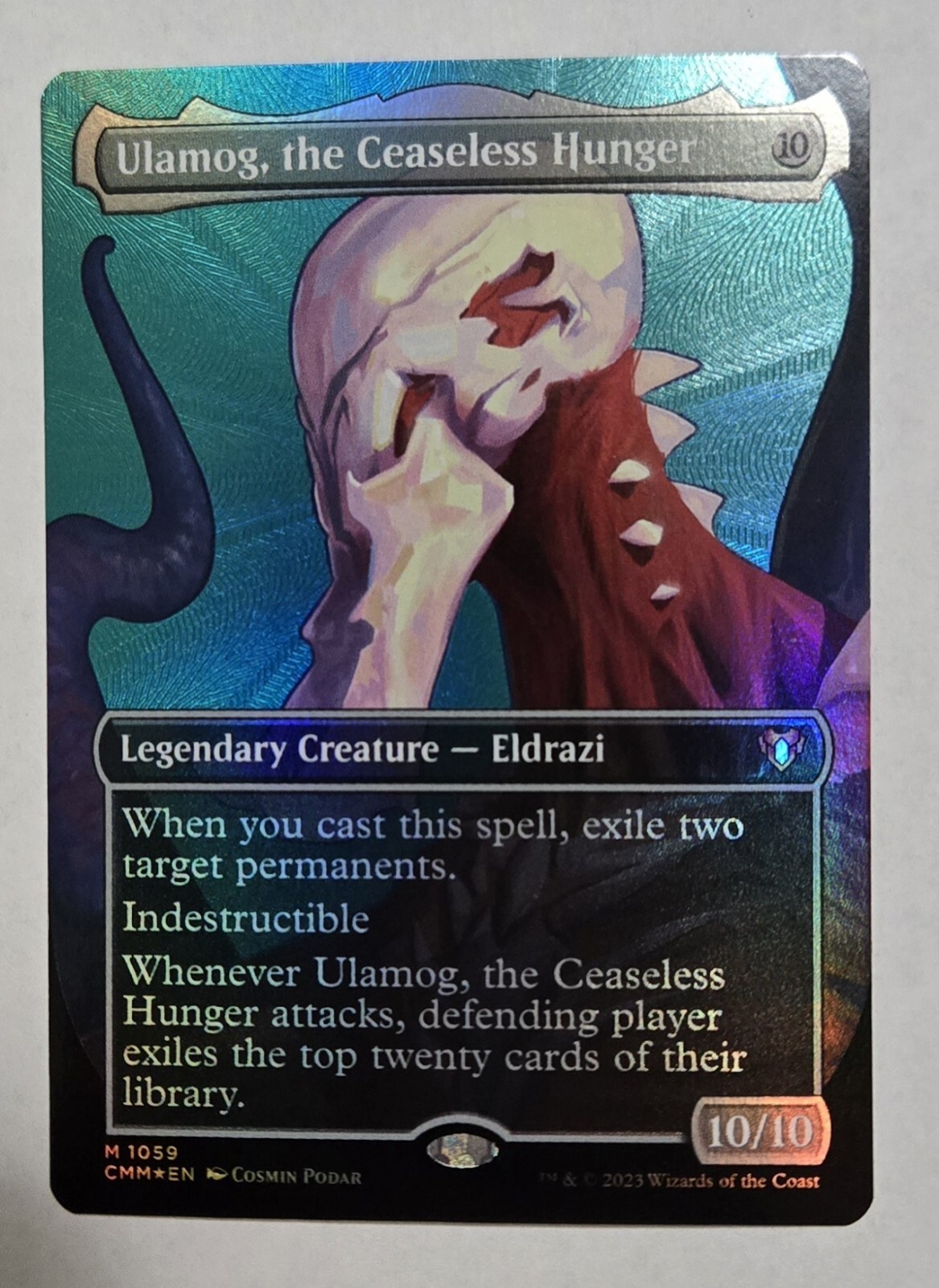 Ulamog, the Ceaseless Hunger (Textured Foil) - Commander Masters