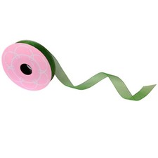 Emerald Green Shimmer Sheer Organza Ribbon  5/8  x 25 Yards, Christmas, Easter