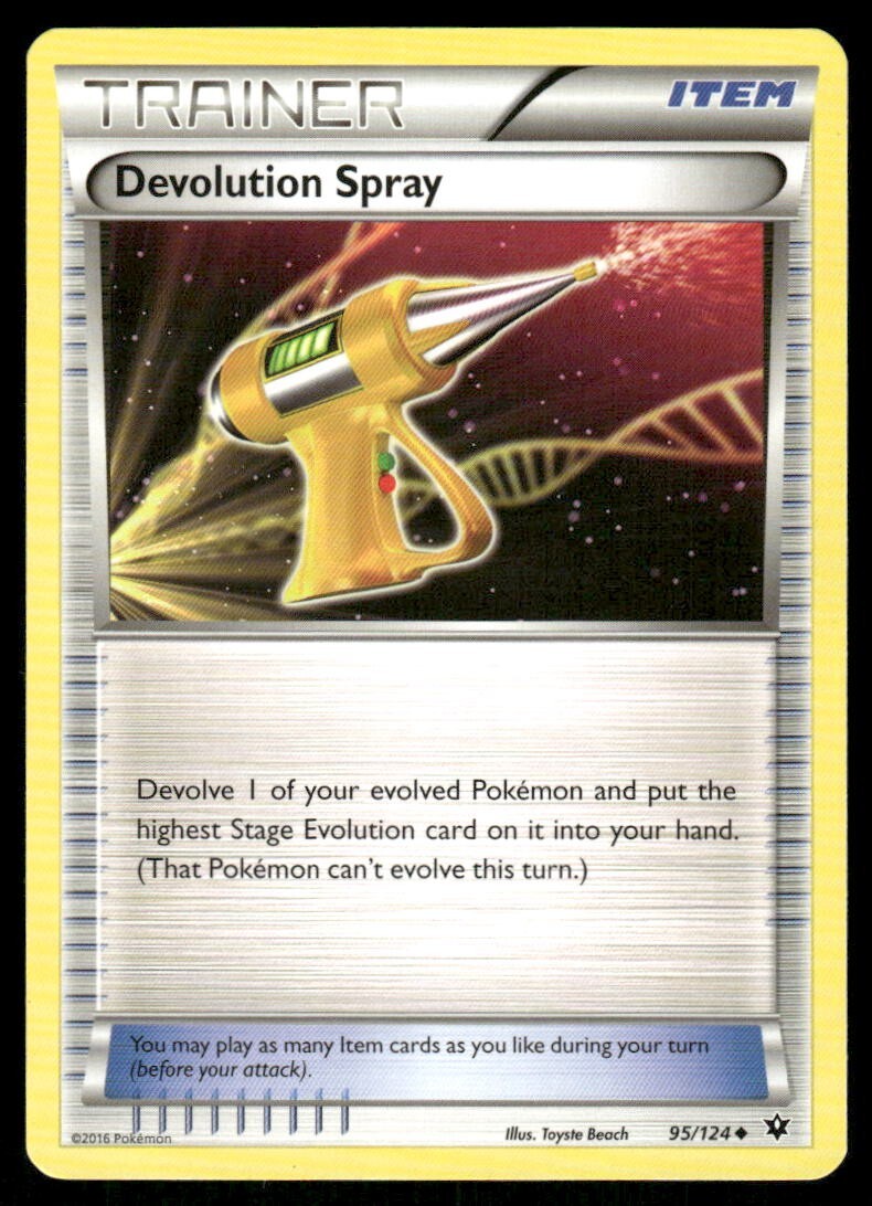 Devolution Spray 95/124 Fates Collide Pokemon TCG trading card