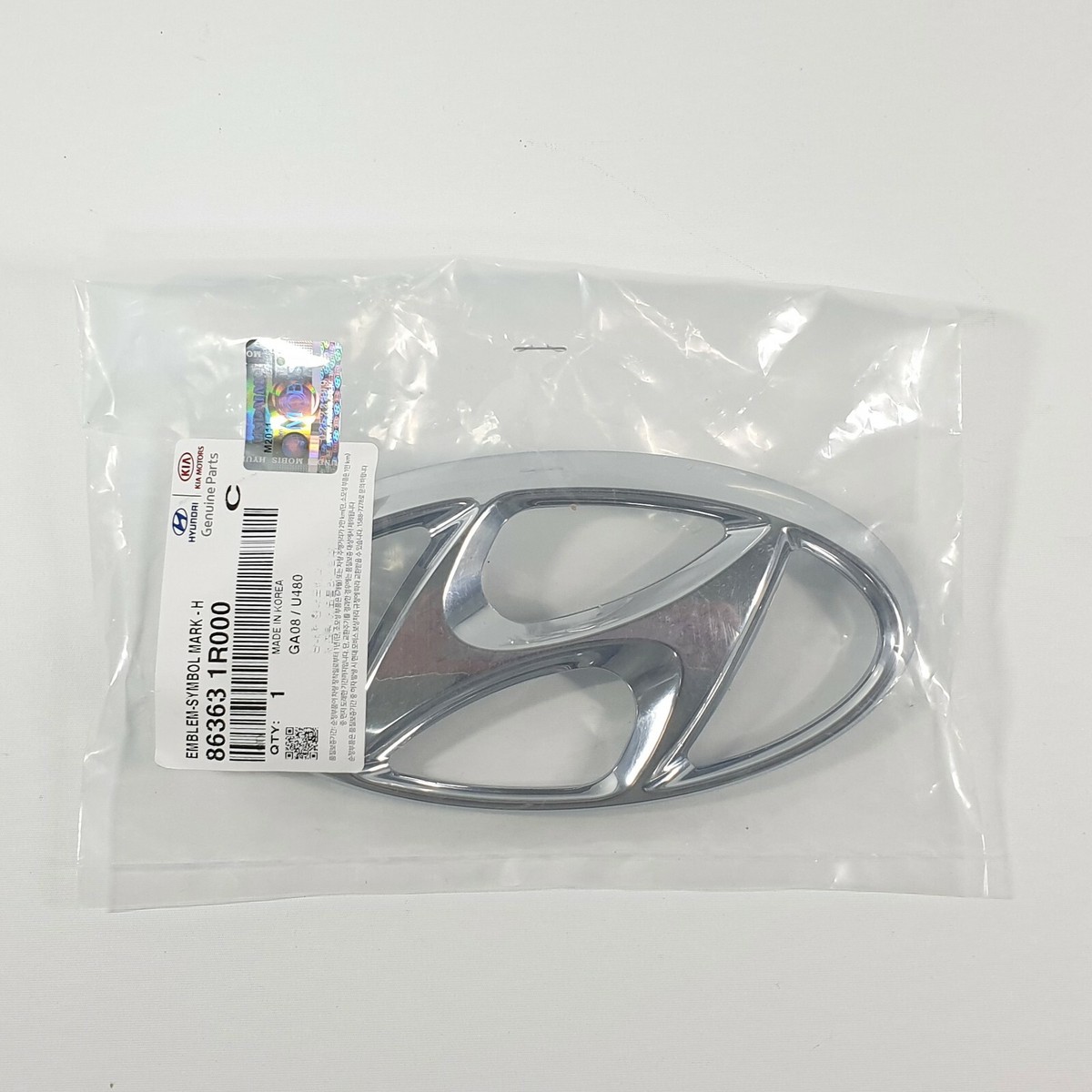 Genuine 863631R000 Front H Logo Emblem For Hyundai Accent