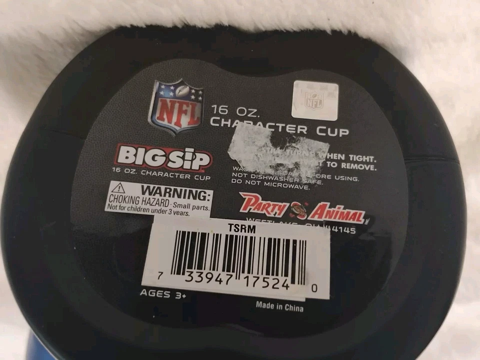 Botella de agua Party Animal TeenyMates NFL Big Sip Los Angeles Rams - azul y dorado Foto 3 de 4