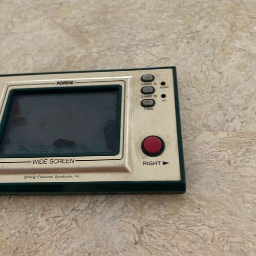 Nintendo Game & Watch Popeye ancho japonés retro consola de sistema portátil rara en buen estado - Imagen 5 de 6
