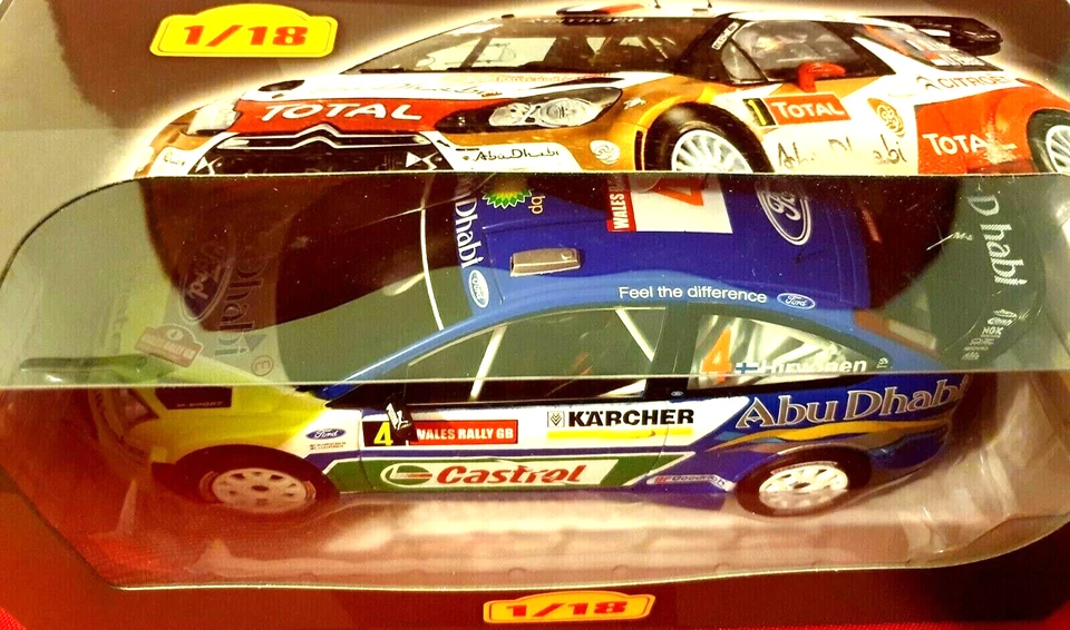 FORD FOCUS RS WRC 1/18  Rallye DE GALLES 2007 M.HIRVONEN / J.LEHTINEN - Photo 2/3