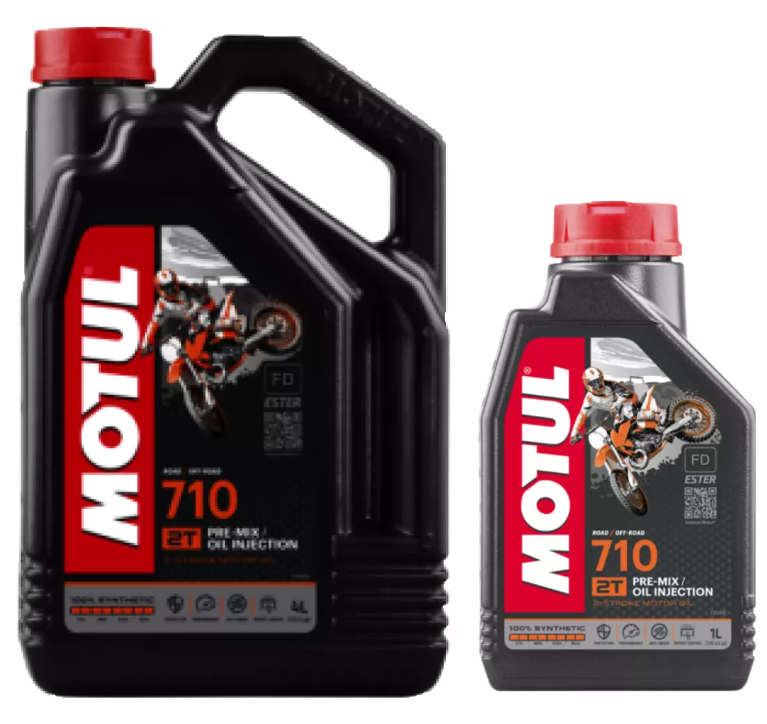 Motul 710 2T 2 Stroke 2T Engine Oil 100% Synthetic Ester Anti-Smoke