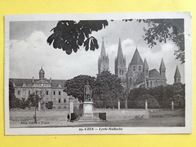 cpa Normandie 14 - CAEN Calvados LYCÉE UNHERBE