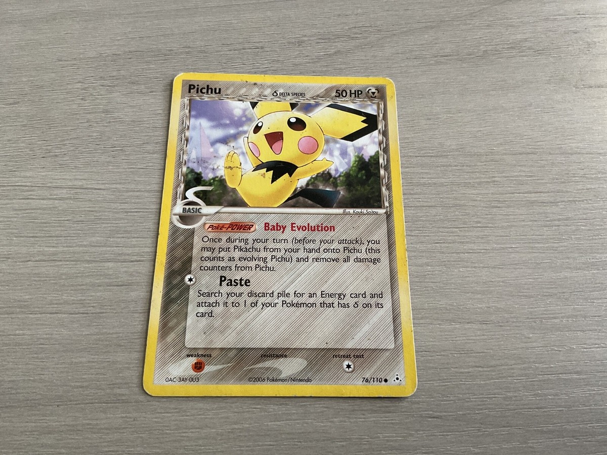 Pichu (Delta Species) 76/110 Holon Phantoms Reverse Holo for