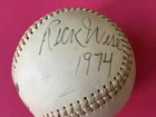 RICK WISE SIGNED AUTOGRAPHED  BASEBALL!  Phillies, Cardinals, Red Sox!