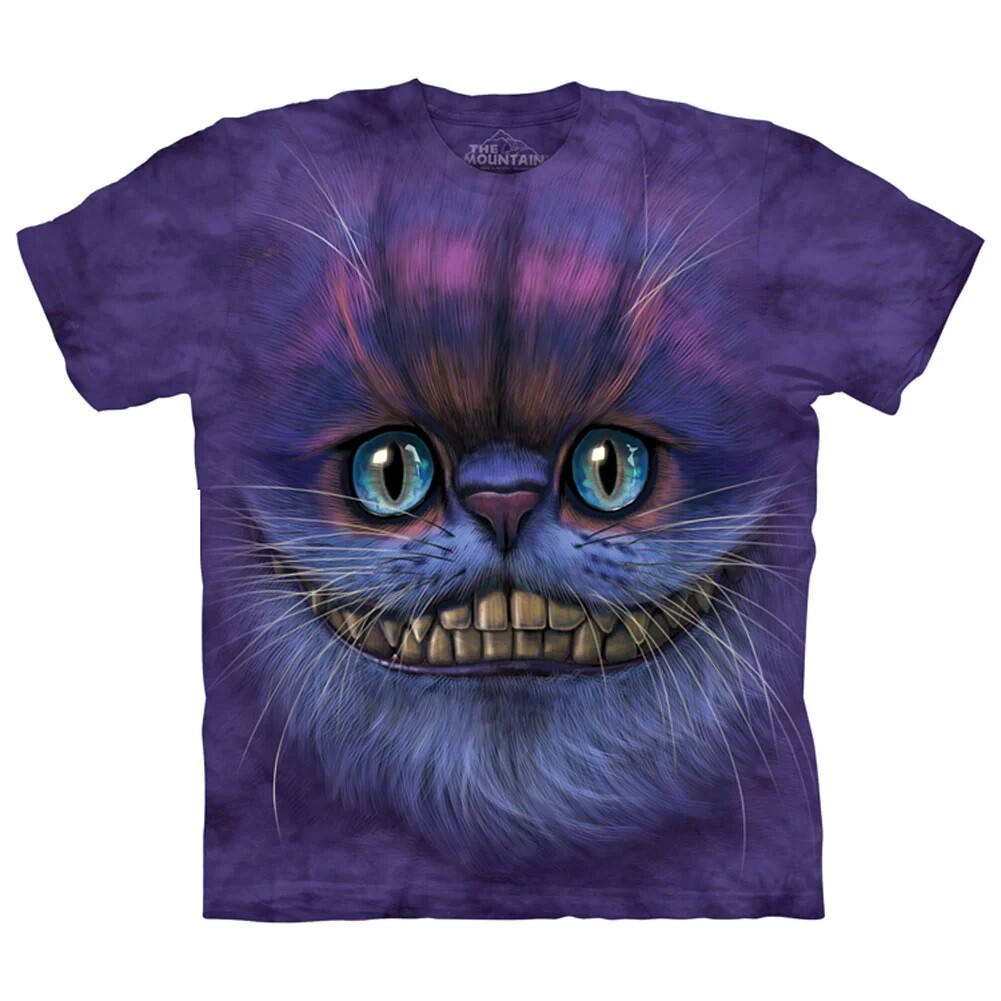 The Mountain Cheshire Cat Purple Cats Kittens Alice in Wonderland