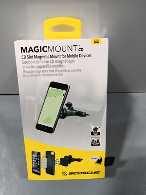 SCOSCHE MagicMount Magnetic CD Slot Magnetic Mount for Mobile Devices NEW