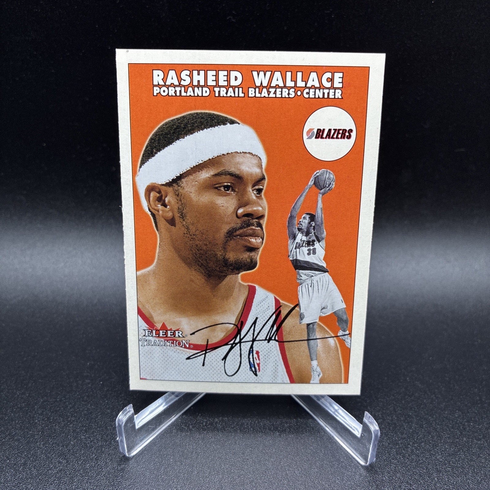 Rasheed Wallace 2000-01 Fleer Tradition #60 Portland Trail Blazers