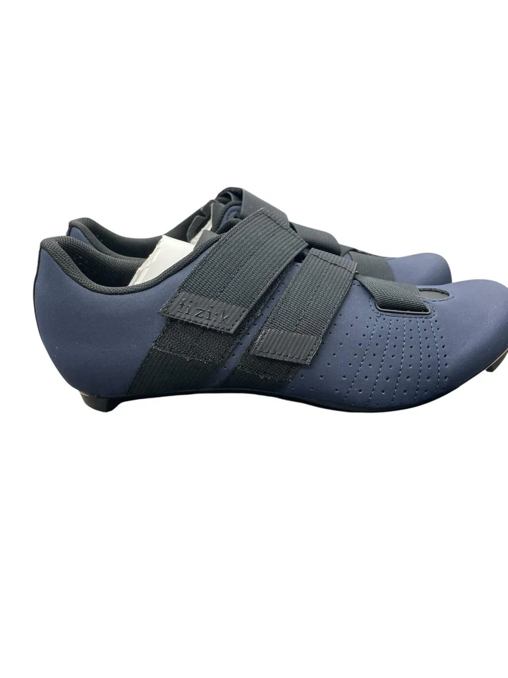 Zapatos de ciclismo de carretera Fizik Tempo R5 Powerstrap para hombre azul marino/negro talla 9,5 Foto 3 de 4