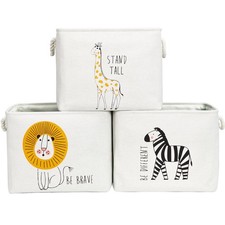 Toy Storage Baskets for Shelves - 42L Kids Storage Bin for Nursery D cor, Bab...