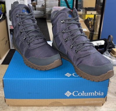 Columbia Men's Fairbanks Omni-Heat Winter Hiking Boot Graphite/Dark Moss,Size 8