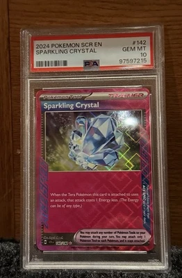 sparkling crystal pokemon card price Amazon.com: Pokemon - Sparkling Crystal 142/142 Stellar Crown – ACE SPEC main image 0