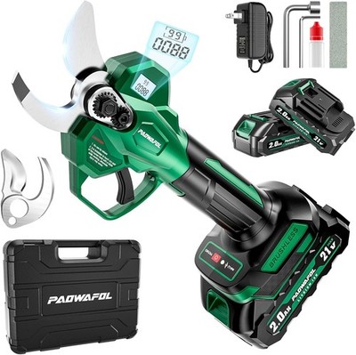 Electric Pruning Shears, Cordless Pruner Shears, Professional Heavy Duty Garden