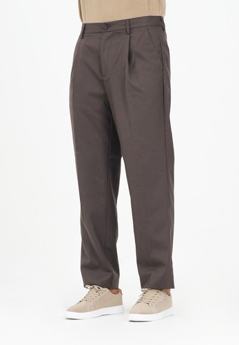 Pantalon Homme Marron Taille 42 - Occasion En Très Bon état - Coupe Regular Classique
