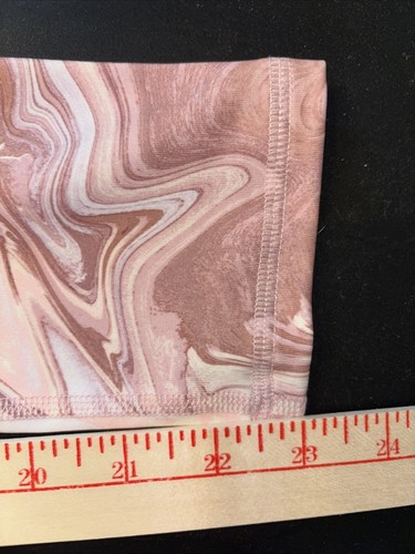 Lot Of 2 Old Navy Girls Go Dry Active Pink Swirl Leggings Medium Sz 8 - Picture 6 of 10