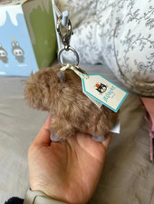 Clyde Capybara Bag Charm - Jellycat Plush Keychain - Soft Toy Gift - NWT Cute