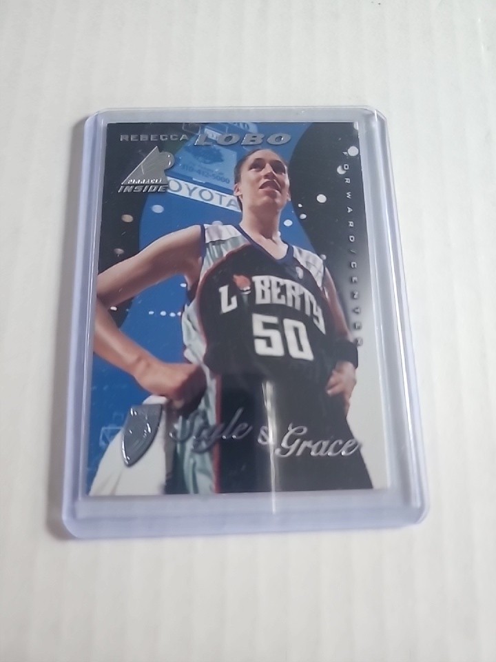 1997 Pinnacle Inside WNBA Rebecca Lobo #80 Rookie RC HOF