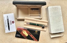 ***DÉGAGEMENT*** Stylo vintage PILOT sans capuchon, à facettes, vert foncé, plume F