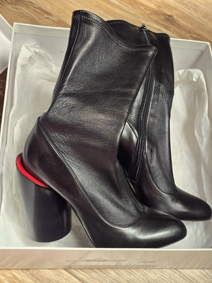  Givenchy Botte Show Com Noir/Rouge Talla 6.5-LNWT - Incluye caja y cubiertas antipolvo Foto 2 de 4