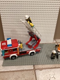 LEGO City Set #60107 Fire Ladder Truck 2016 All Pieces No Box or Instructions