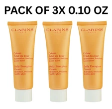 NIB CLARINS Daily Energizer Cream Hydration Freshness Healthy Glow 0.1 OZ 5 ML