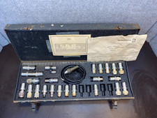 GENERAL RADIO COMPANY ADAPTOR KIT 0874-9099, INCLUDES 24 PCS AND METAL CASE