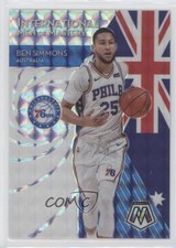 2019 Panini Mosaic International Men of Mastery Silver Prizm Ben Simmons #3 09ai