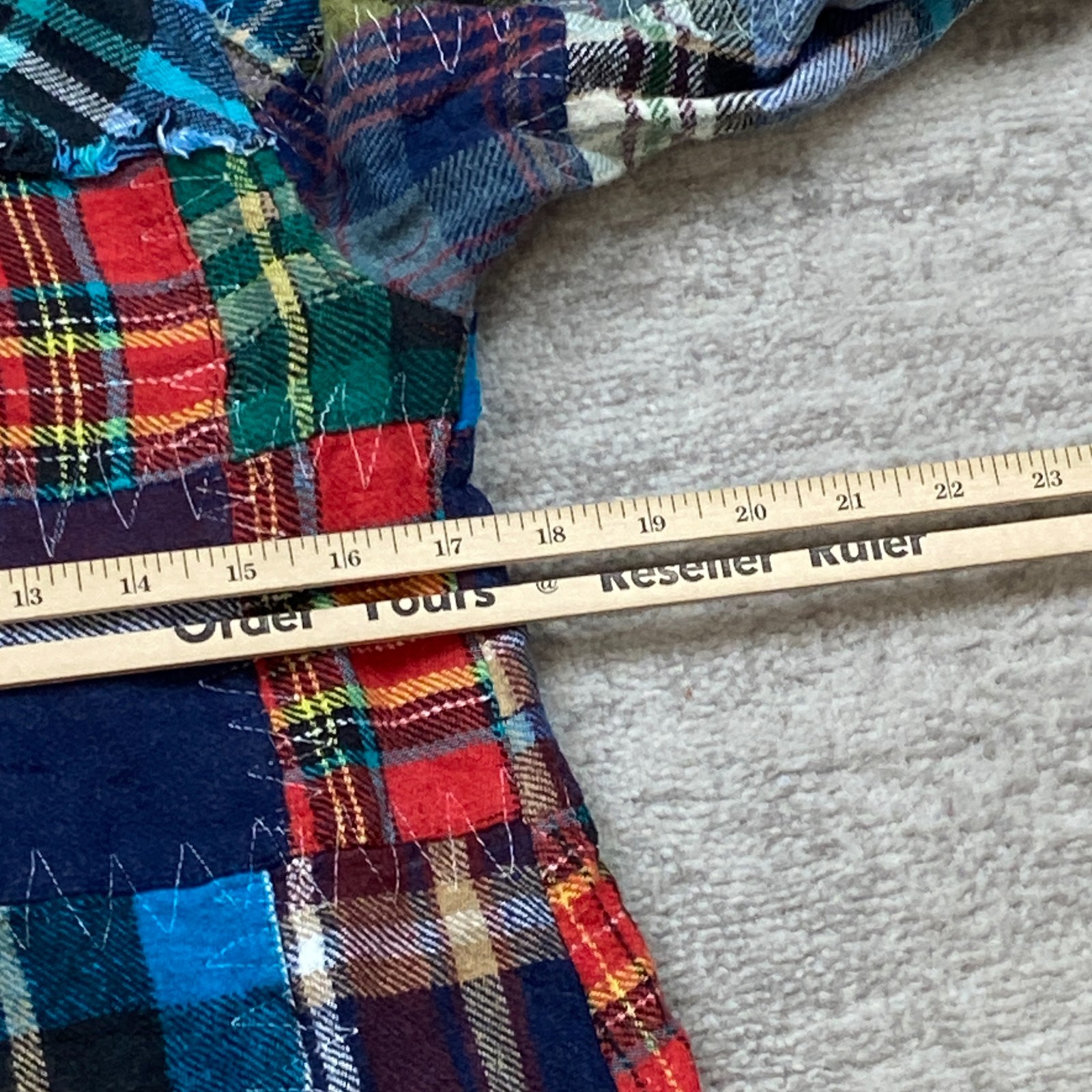 We The Free Patchwork Lost In Plaid Button Shirt … - image 11