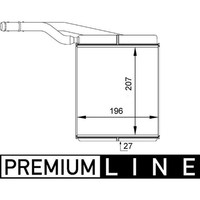 Mahle WÄRmetauscher HeizungskÜHler Passend FüR Ford Focus Tourneo Transit | Ah