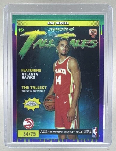 2025 Topps Chrome Asa Newell Refractors Purple (RAW)