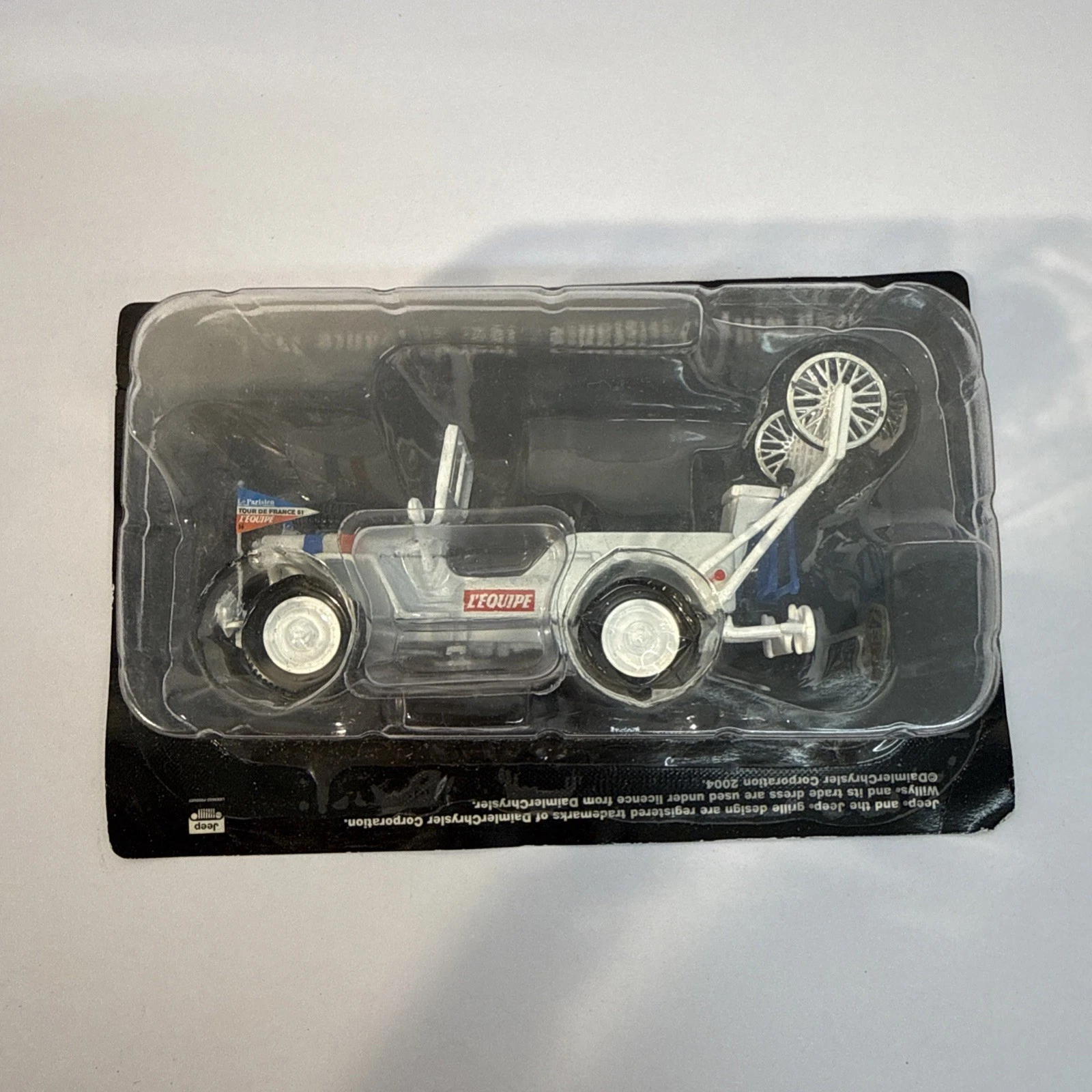 Voiture Miniature Jeep Willys Assistance Tour De France 1951 Échelle 1/43
