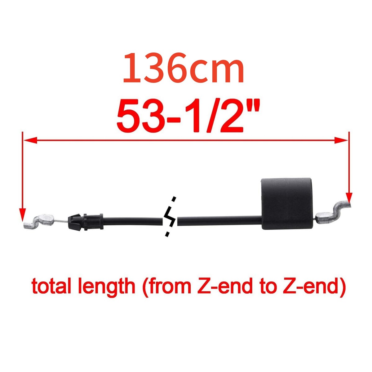 For Craftsman 917 Series Lawn Mower Throttle Cable 532183281 Easy