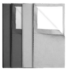 Double-Sided Jewelry Cleaning Cloths - 4 Pack for Silver, Gold, Platinum