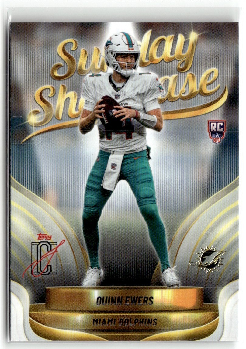 Quinn Ewers Topps Signature Class Sunday Showcase #4 Base