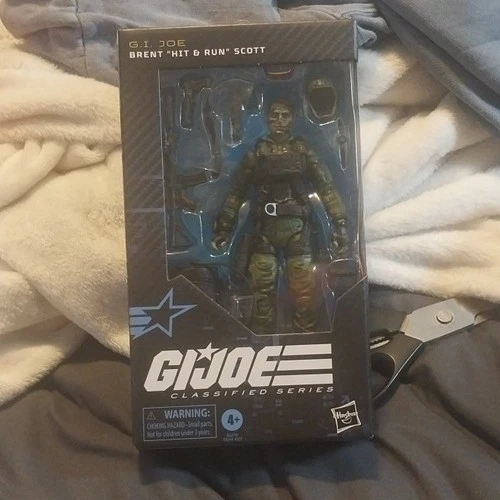 GI Joe Classified Hit & Run Brent Scott Action Figure Hasbro New In Box