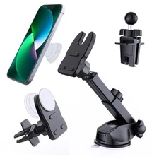 Socket Car Mount for Dashboard Air Vent Windshield,Car Phone Dashboard+Air vent