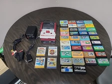 Famicom Lot Disk System Plus 42 Games And Power Converter