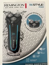 Remington R6 Men's Cordless Rotary Shaver Razor USB Charging, Waterproof