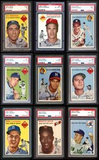 1954 Topps Baseball All-PSA Near Complete Set / Lot 6.5 - EX/MT+ 6013090