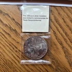 THE STATE OF TEXAS 1836 SESQUICENTENNIAL 1986 SILVER 1 OZ 999 SILVER MEDAL