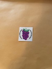 Vintage 1980s 3M Grapes Sticker
