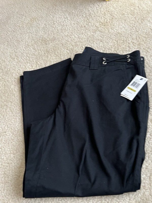 Nautica Company Women Black Dress Pants Size  14