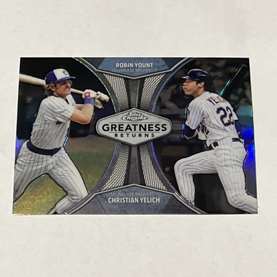2019 Topps Chrome: Greatness Returns #GRE-9 Robin Yount / Christian Yelich